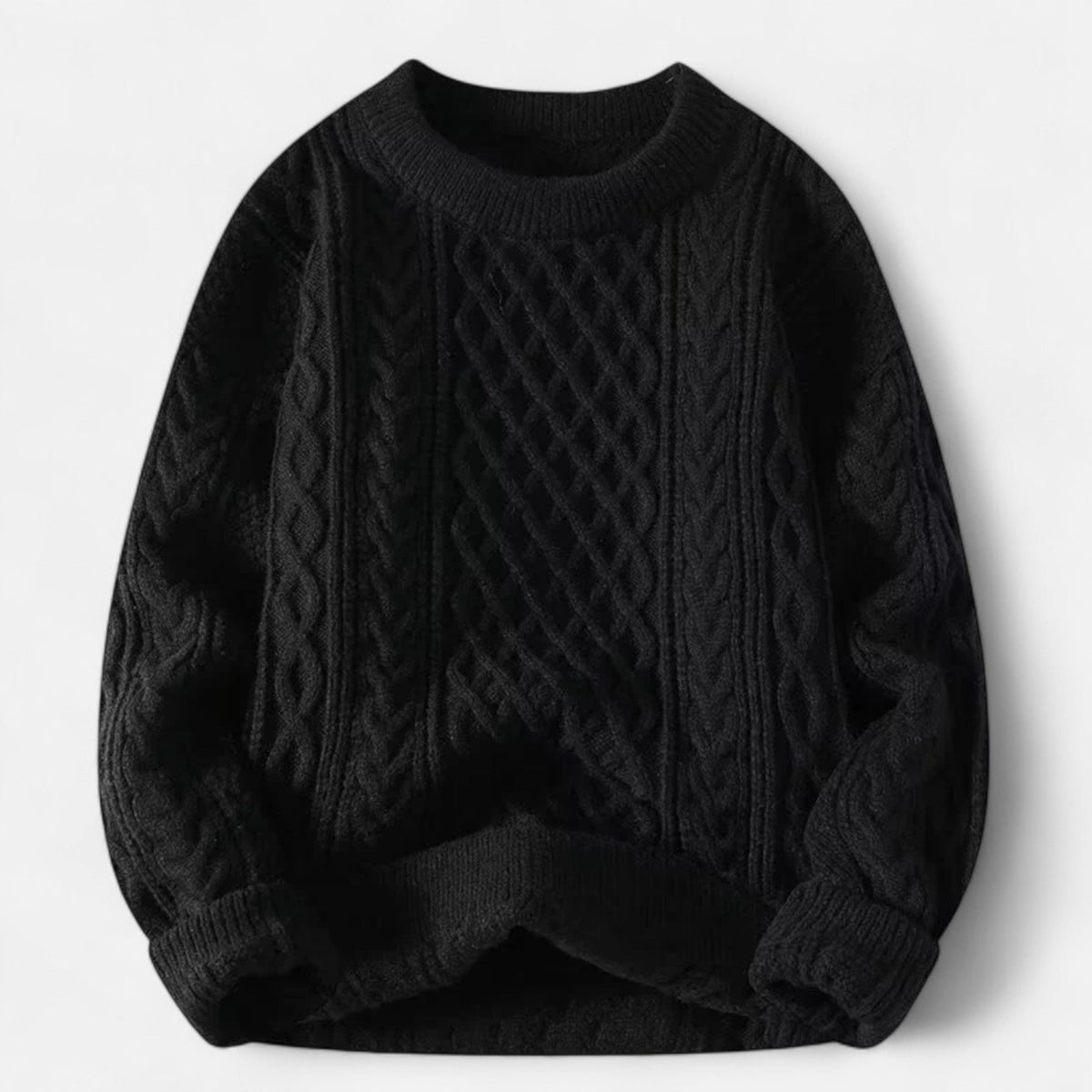Men's Classic Wool Sweater with Soft Breathable Knit for Layering Over Shirts