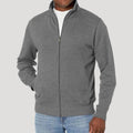 Men's Lightweight Zip Up Jacket with Structured Fit for Travel and Casual Wear