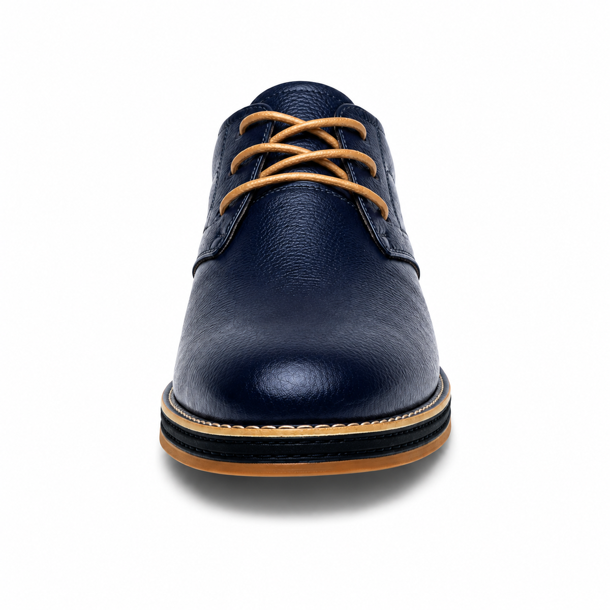 Men's Handmade Genuine Leather Dress Shoes with Hand Stitched Seams for Formal Wear