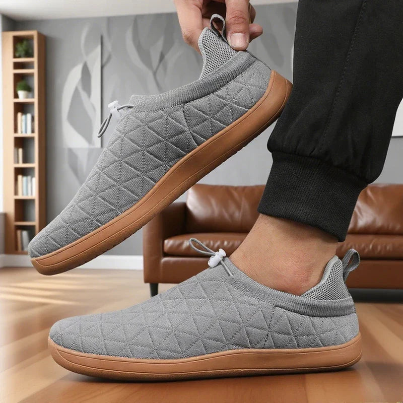Men's Barefoot Shoes with Wide Toe Box Zero Drop Sole and Breathable Mesh Upper