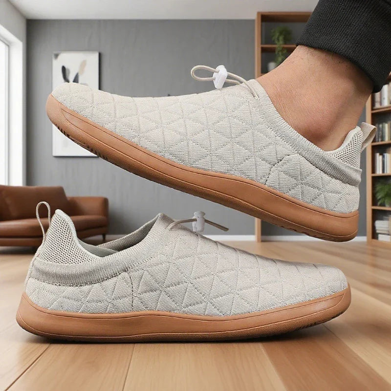 Men's Barefoot Shoes with Wide Toe Box Zero Drop Sole and Breathable Mesh Upper