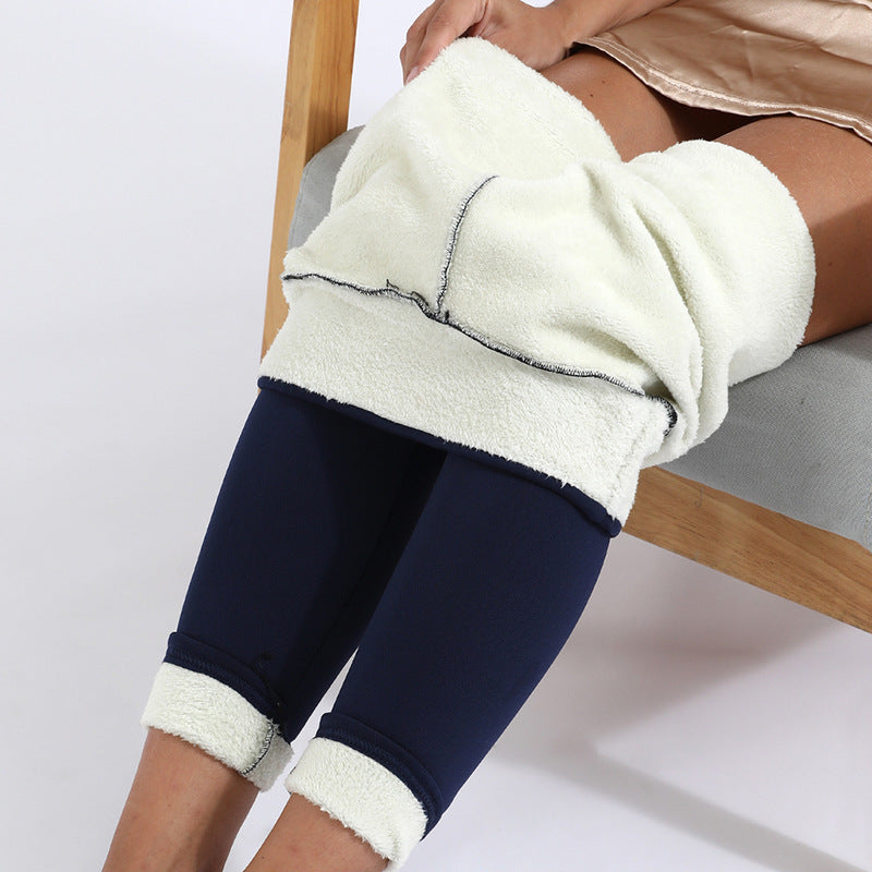 Women's High Waisted Fleece Lined Leggings with Sherpa Interior and Sculpting Fit