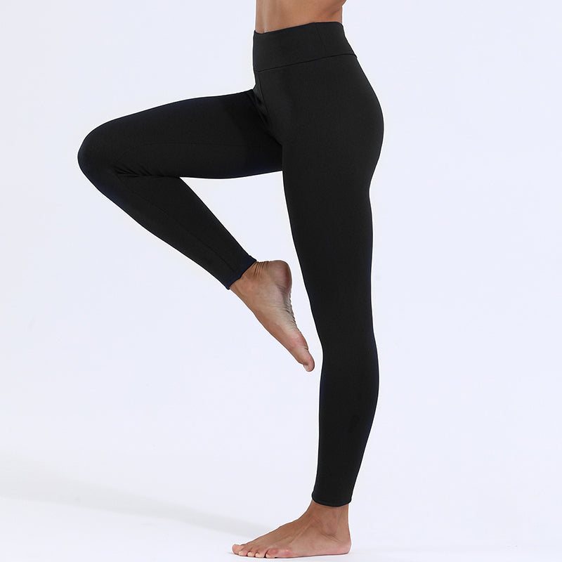 Women's High Waisted Fleece Lined Leggings with Sherpa Interior and Sculpting Fit