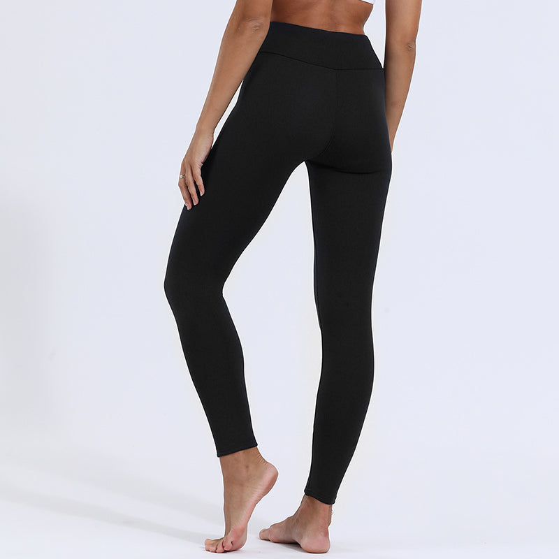 Women's High Waisted Fleece Lined Leggings with Sherpa Interior and Sculpting Fit